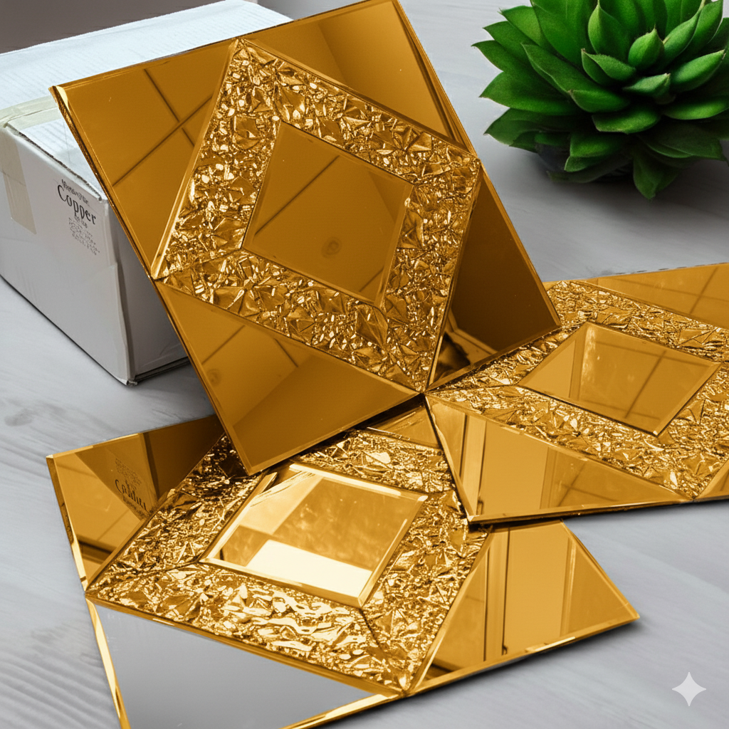 Glass Mosaic Tile Diamond (Pack of 22)