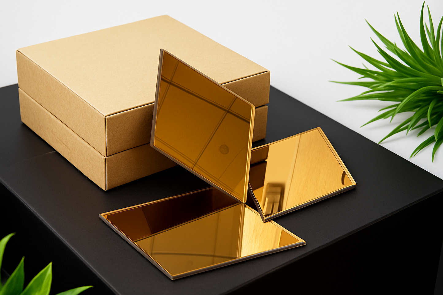 Mirror Glass Mosaic Tile  (Pack Of 22)